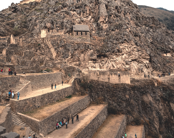 The stepped fort ruins of Ollantaytambo in Peru - GapGuru