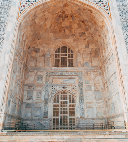 The doorway of the Taj Mahal, India - GapGuru