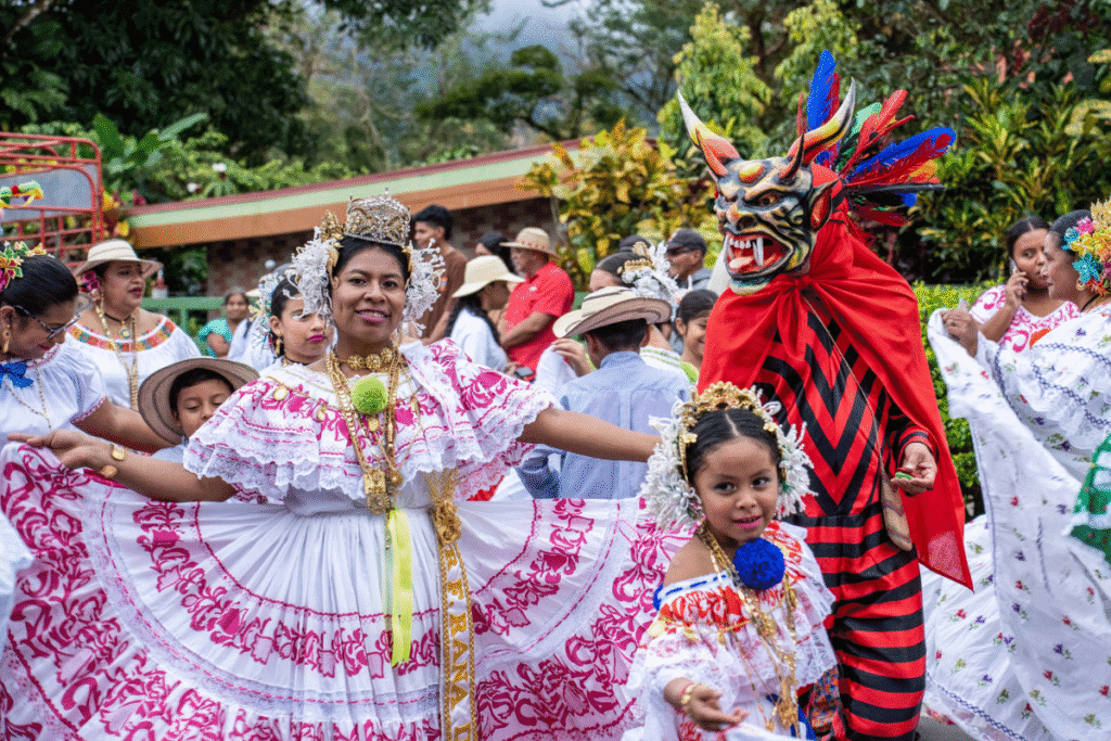 Gap year in Panama local festival