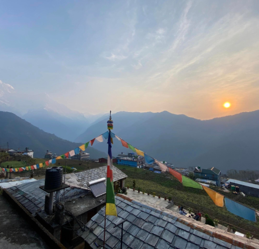 Poon hill prayer flags