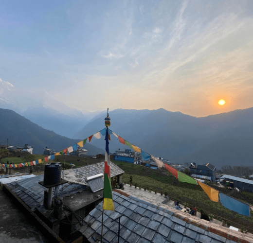 Poon hill prayer flags